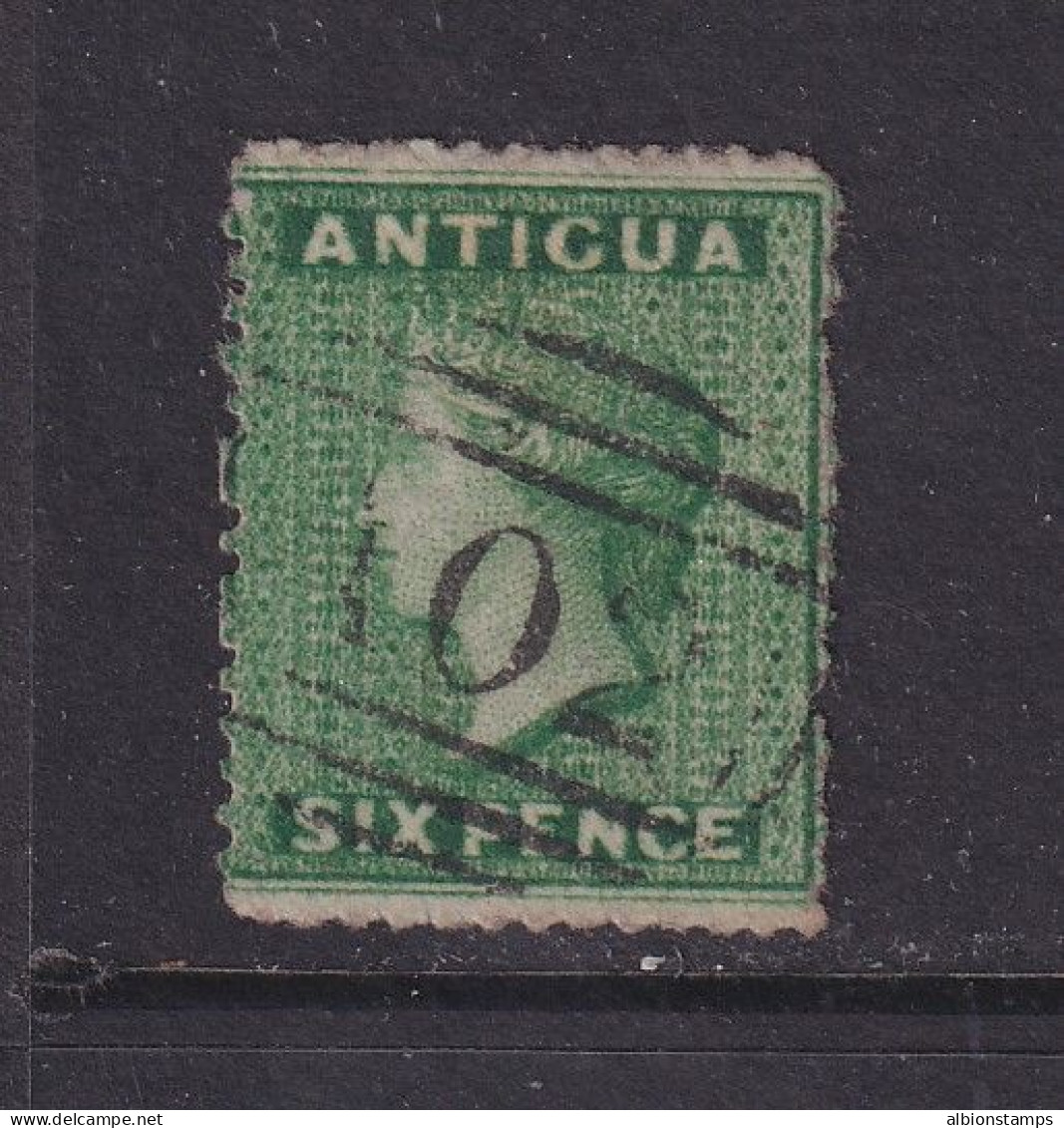 Antigua, Scott 4 (SG 8), Used (small Corner Crease) - 1858-1960 Kolonie Van De Kroon