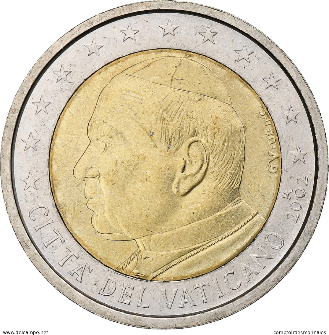 Vatican, John Paul II, 2 Euro, 2002 (Anno XXIV), Rome, From The Euro-set, SPL+ - Vaticano (Ciudad Del)