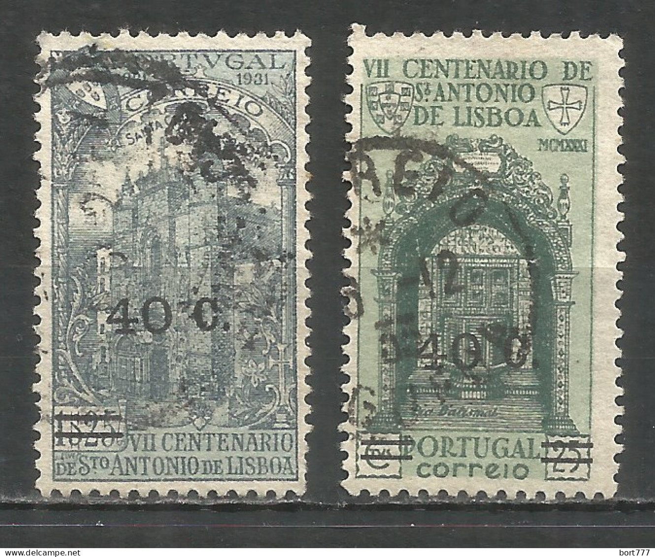 Portugal 1933 Used Stamps Mi.# 573,575 - Oblitérés