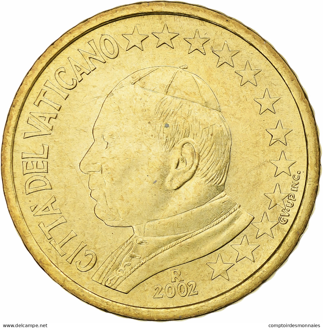 Vatican, John Paul II, 50 Euro Cent, 2002 (Anno XXIV), Rome, From The Euro-set - Vaticano (Ciudad Del)