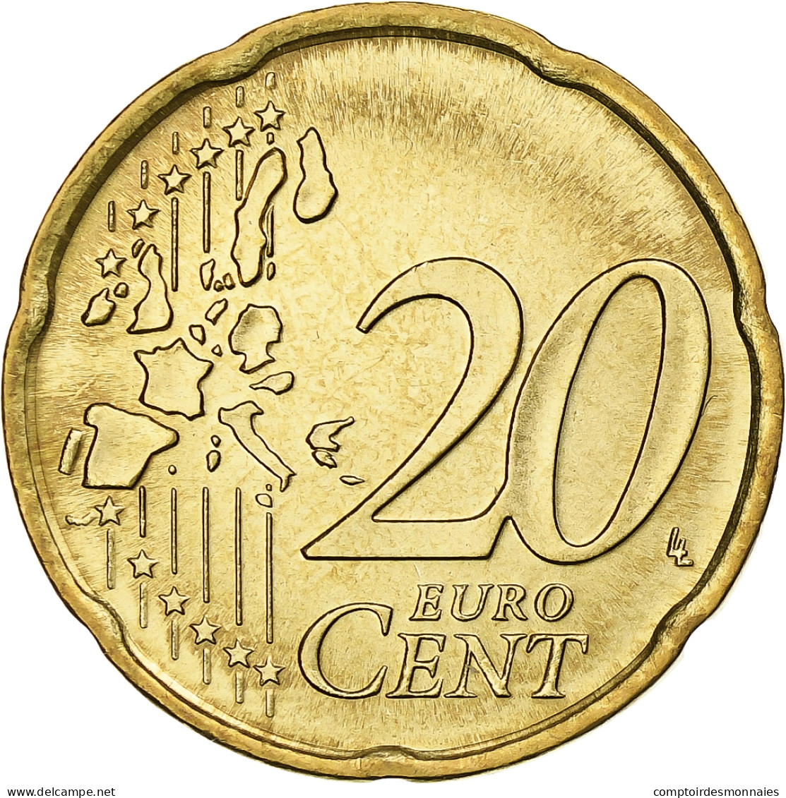 Vatican, John Paul II, 20 Euro Cent, 2002 (Anno XXIV), Rome, From The Euro-set - Vatikan