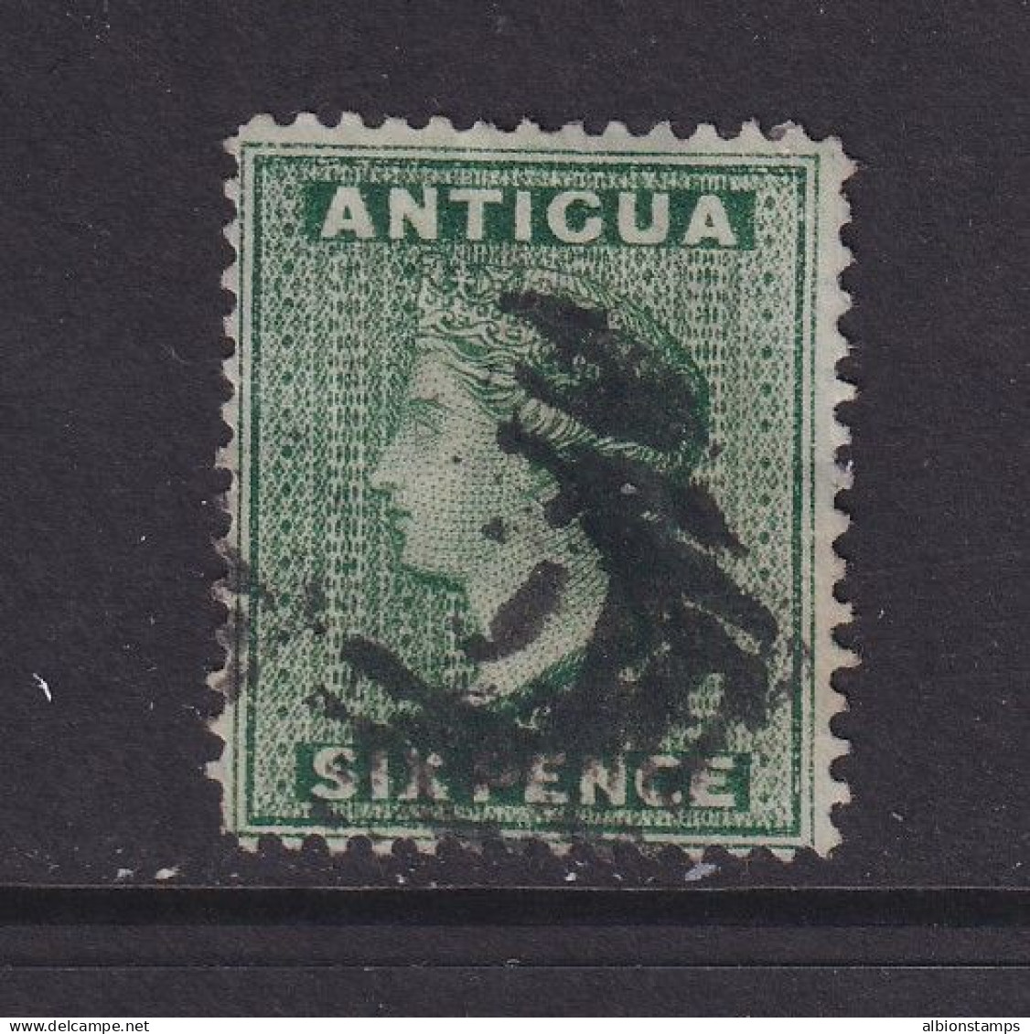 Antigua, Scott 11 (SG 18), Used - 1858-1960 Kronenkolonie