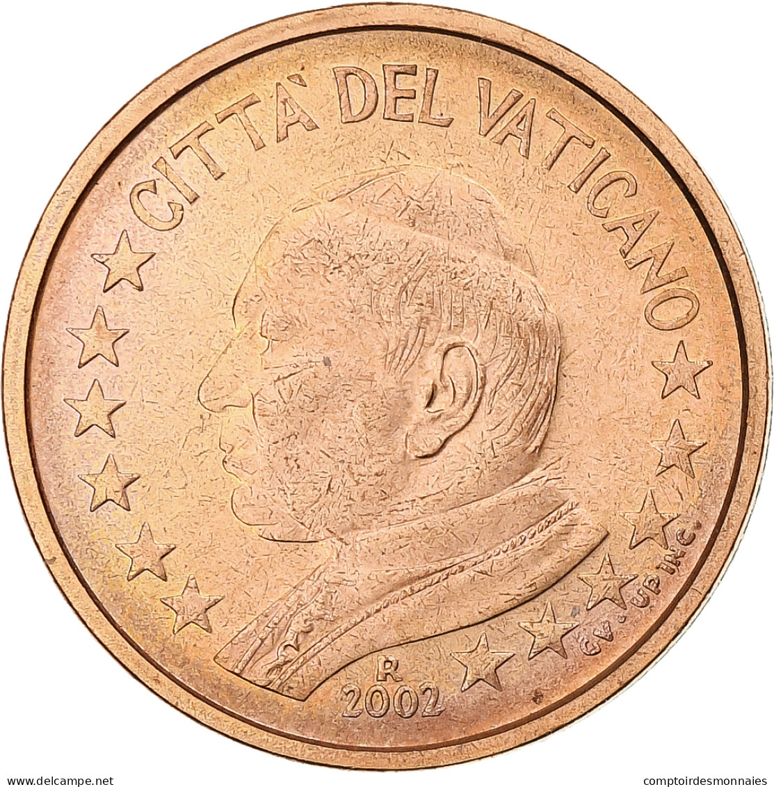 Vatican, John Paul II, 2 Euro Cent, 2002 (Anno XXIV), Rome, From The Euro-set - Vatikan