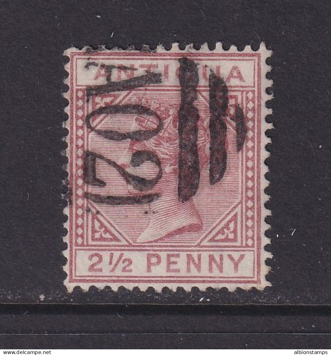 Antigua, Scott 13 (SG 22), Used, Signed Senf - 1858-1960 Kolonie Van De Kroon