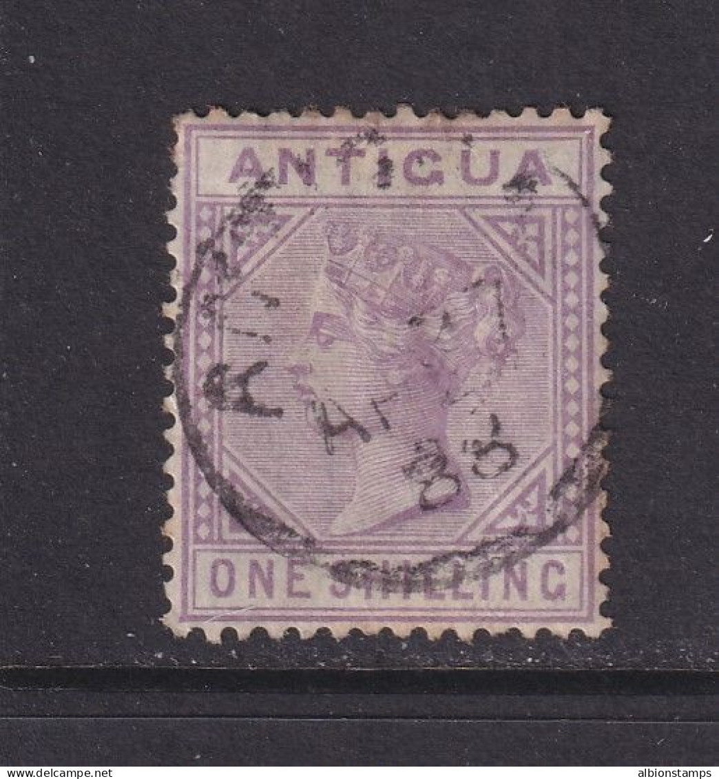 Antigua, Scott 17 (SG 30), Used (few Toned Perfs On Back) - 1858-1960 Kronenkolonie