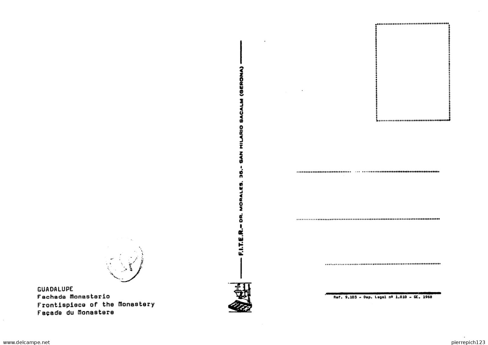 Guadalupe - Façade Du Monastère - Autres & Non Classés