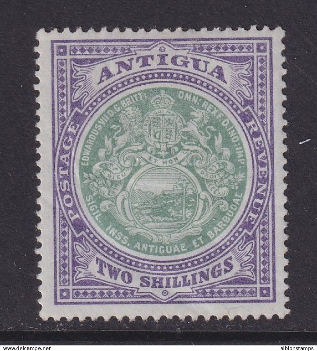 Antigua, Scott 28 (SG 38), MLH (light Gum Bend) - 1858-1960 Crown Colony