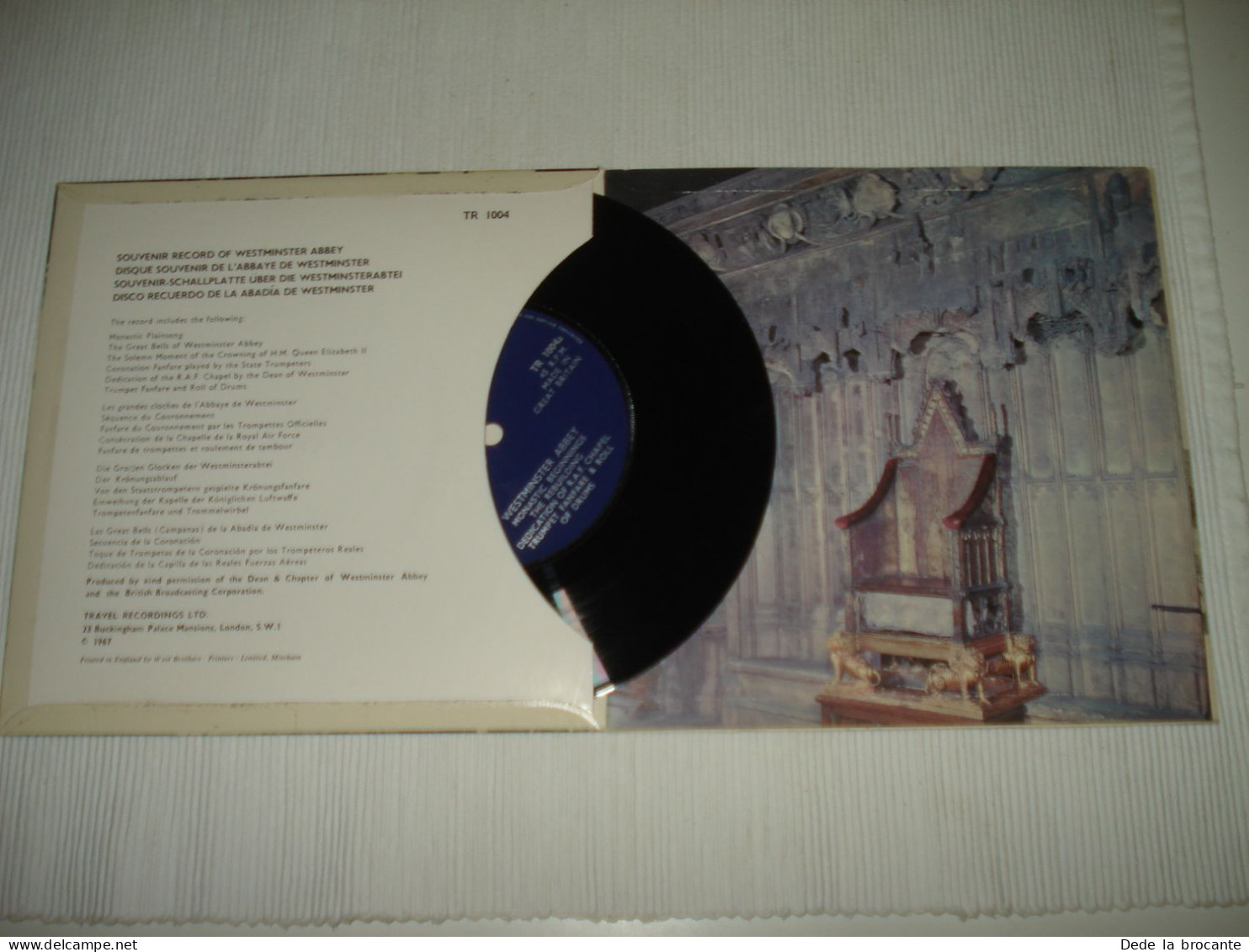 B13 / Sounds And Sights Of London Westminster Abbey EP – TR 1004 - UK 19?? NM/NM - Spezialformate