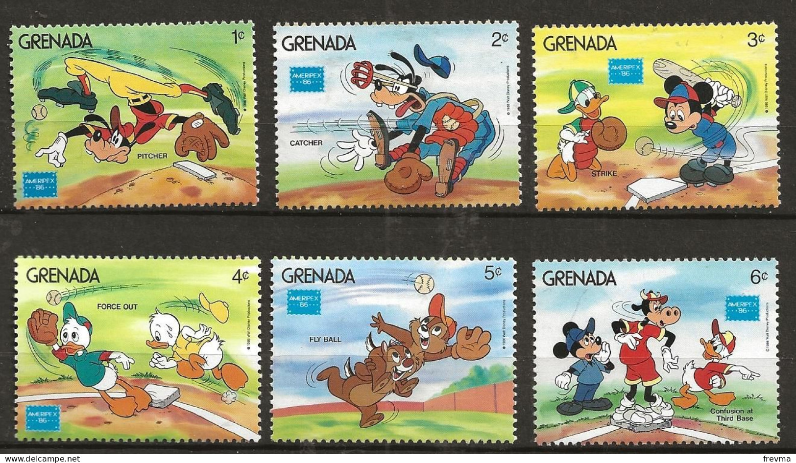 Timbre Grenada Walt Disney 1986 Neuf ** - Oceania (Other)