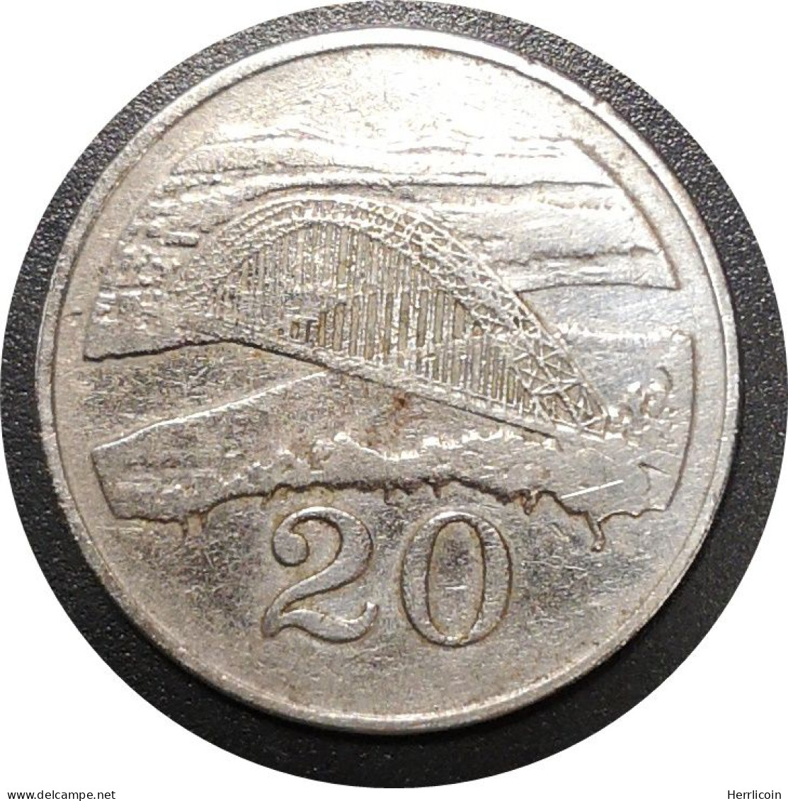 Monnaie Zimbabwe - 1980 - 20 Cents - Zimbabwe