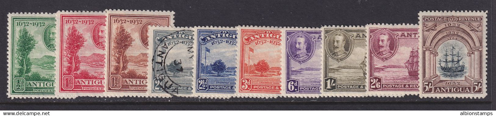 Antigua, Scott 67-76 (SG 81-90), Mostly MLH (2p Used) - 1858-1960 Kronenkolonie