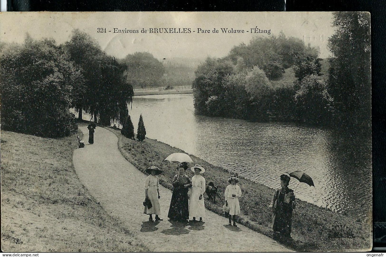 Parc De Woluwe - L'Etang -  Obl. 24/07/1919 Wasmes - Woluwe-St-Lambert - St-Lambrechts-Woluwe