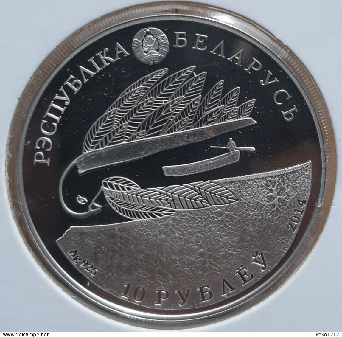 Belarus 10 Rubles 2014 Silver - Belarús