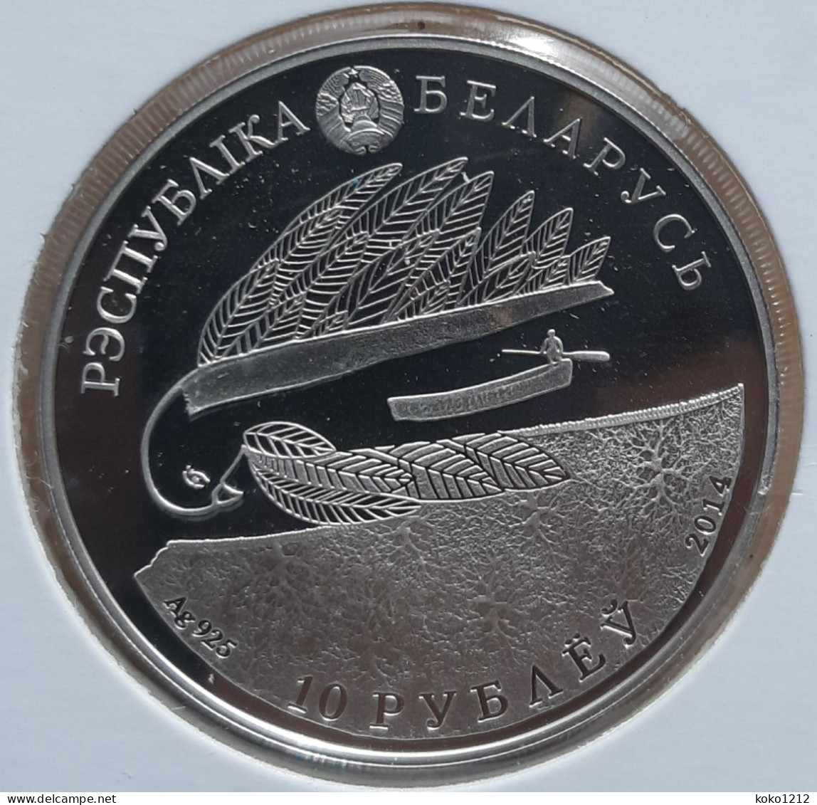 Belarus 10 Rubles 2014 Silver - Bielorussia