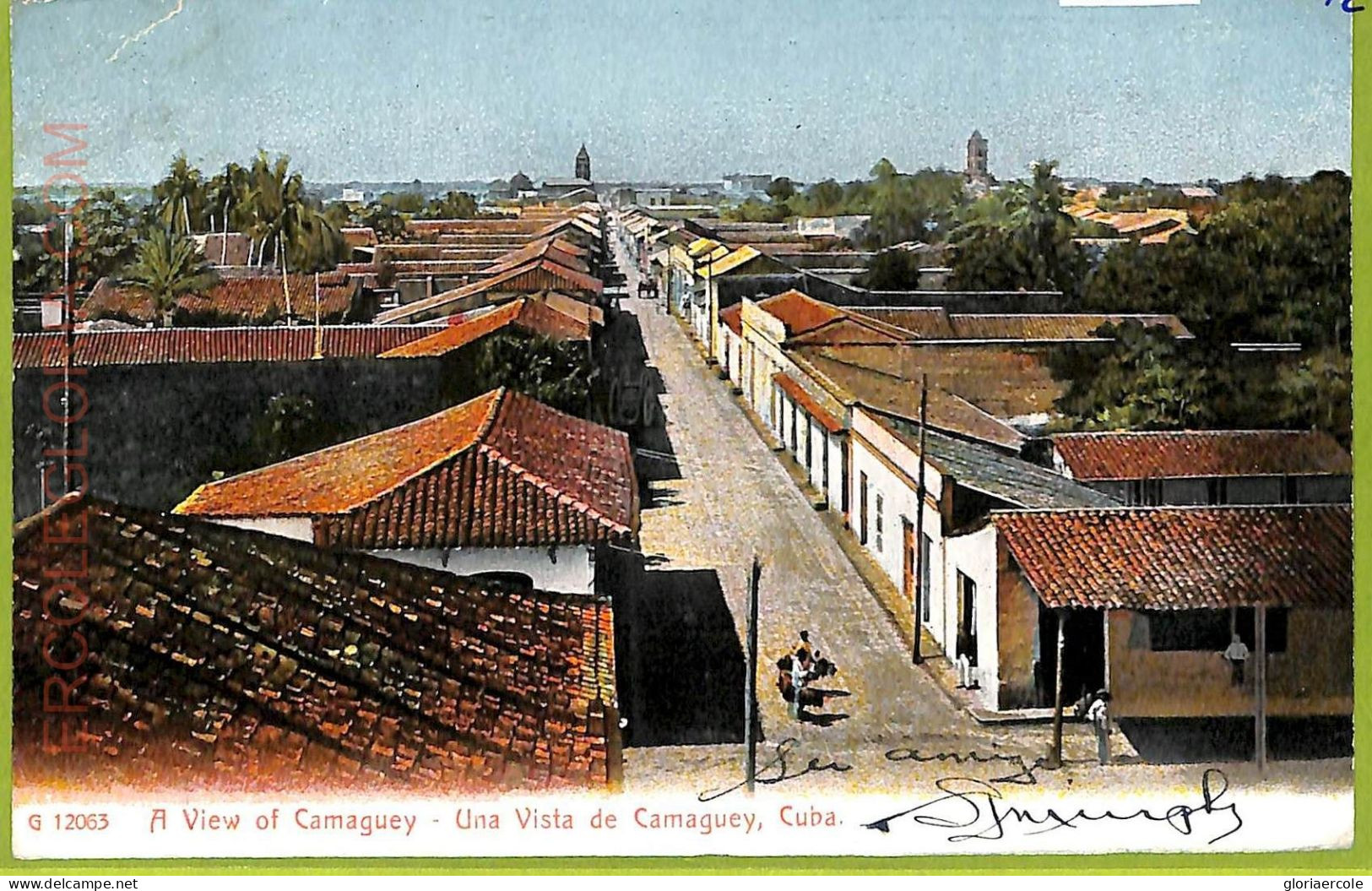 Aa6028 - CUBA - Vintage Postcard - Camaguey - AS IS - Cuba