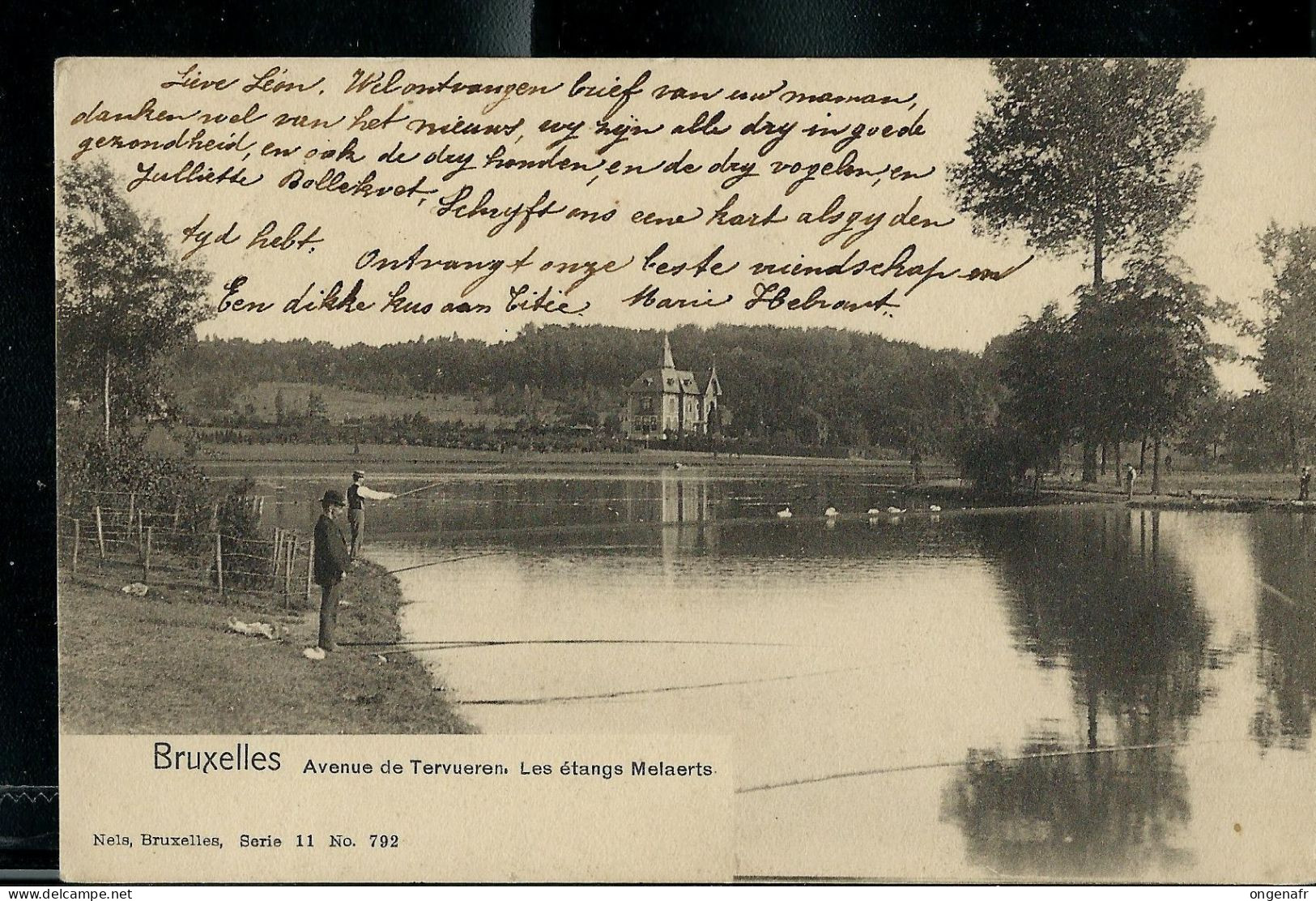 Avenue De Tervuren - Les étangs Melaerts - Obl. 31/08/1905 - Woluwe-St-Lambert - St-Lambrechts-Woluwe