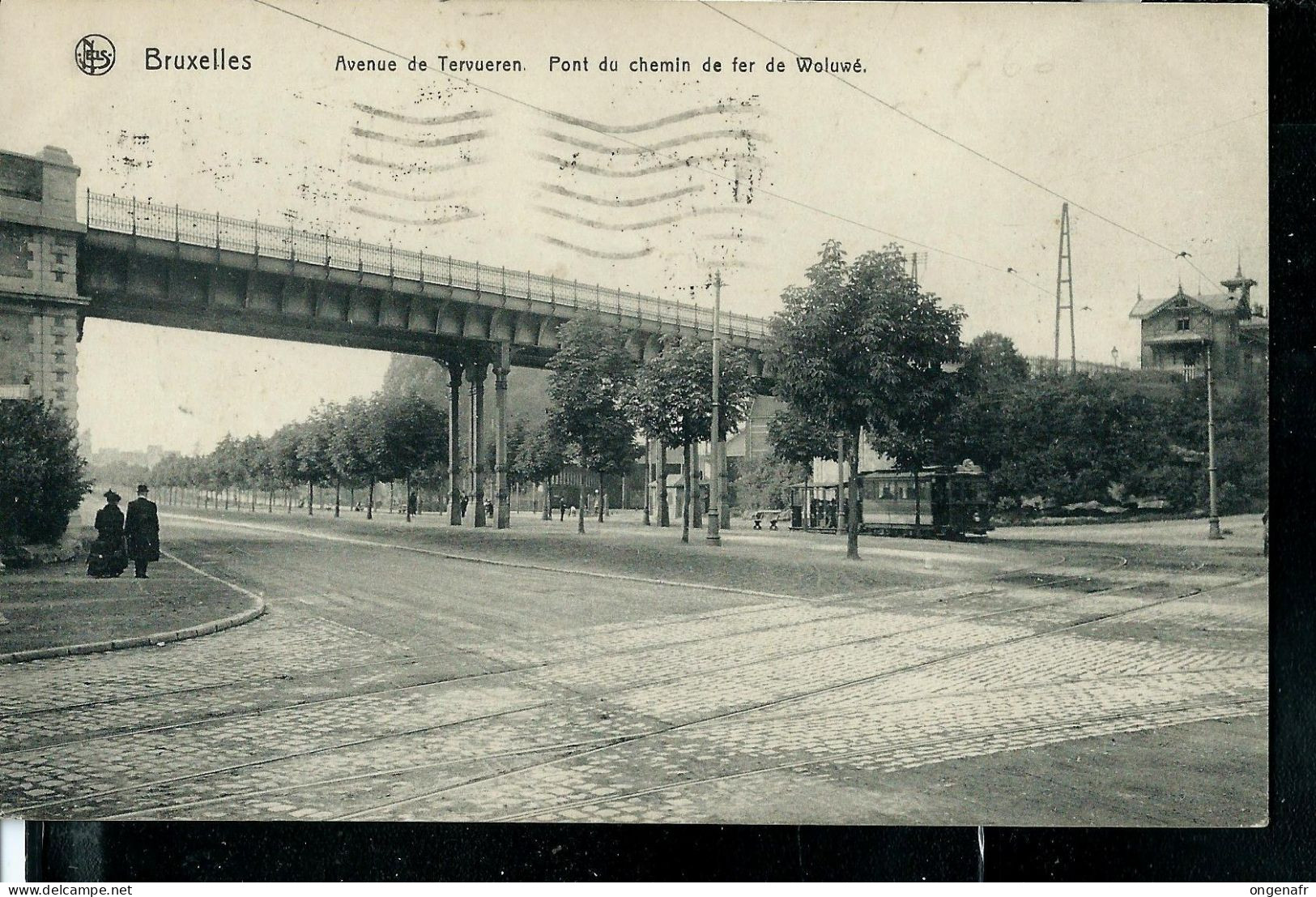 Avenue De Tervuren - Pont Du Chemins De Fer De Woluwé  - Obl. 22/01/1910 - Woluwe-St-Lambert - St-Lambrechts-Woluwe