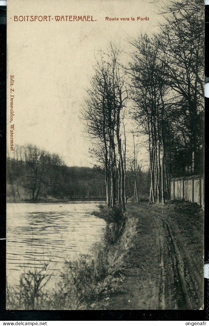 Route Vers La Forêt  - Obl. 1912 - Watermael-Boitsfort - Watermaal-Bosvoorde