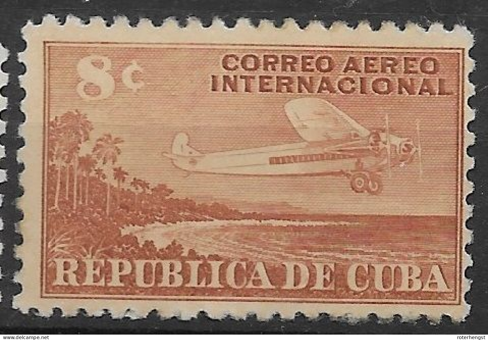 Cuba Mh * 3 Euros 1948 - Luftpost