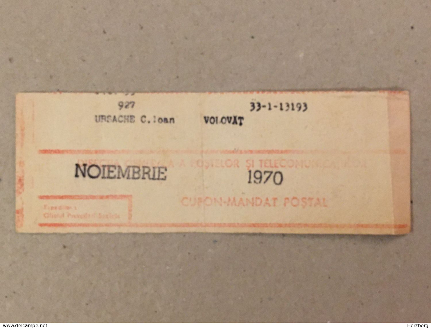 Romania Rumanien Roumanie - Cupon Mandat Postal Coupon Mandate Postauftrag - Suceava 1970 - Briefe U. Dokumente