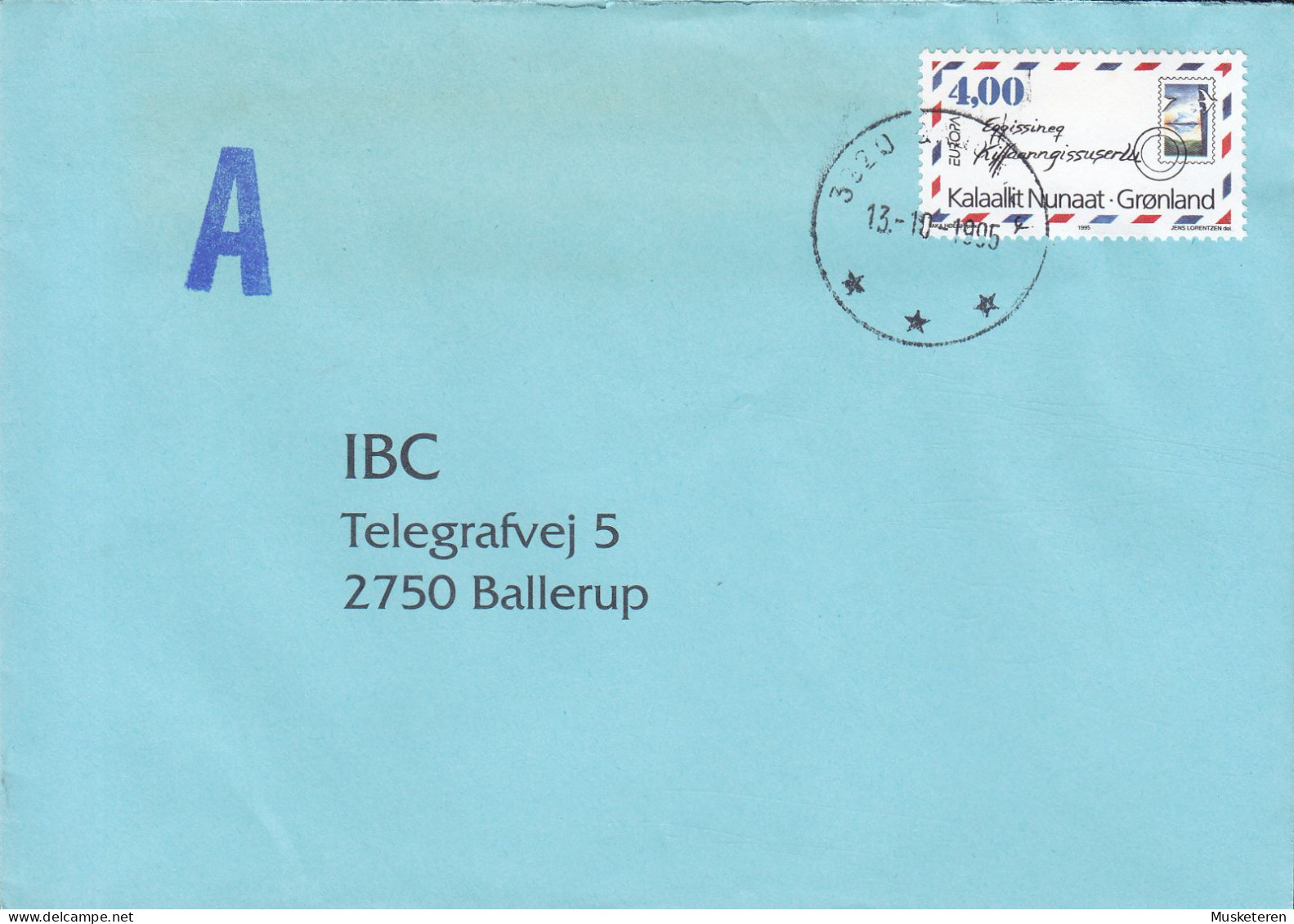 Greenland A Prioritaire QAQORTOQ (Julianehåb) 1995 Cover Brief Lettre BALLERUP Denmark Europa CEPT Stamp - Lettres & Documents