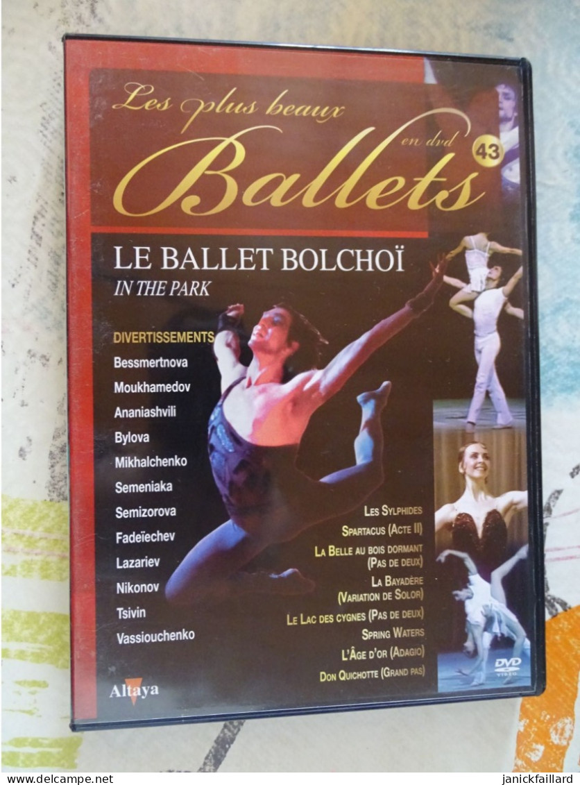Dvd Les Plus Beaux Ballets   Le Ballet Bolchoï In The Park - DVD Musicaux