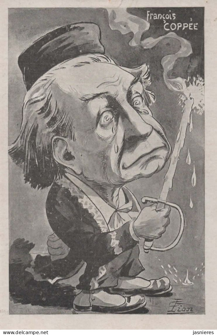 CPA  LION Gustave - Caricature Politique - François Coppée - Lion