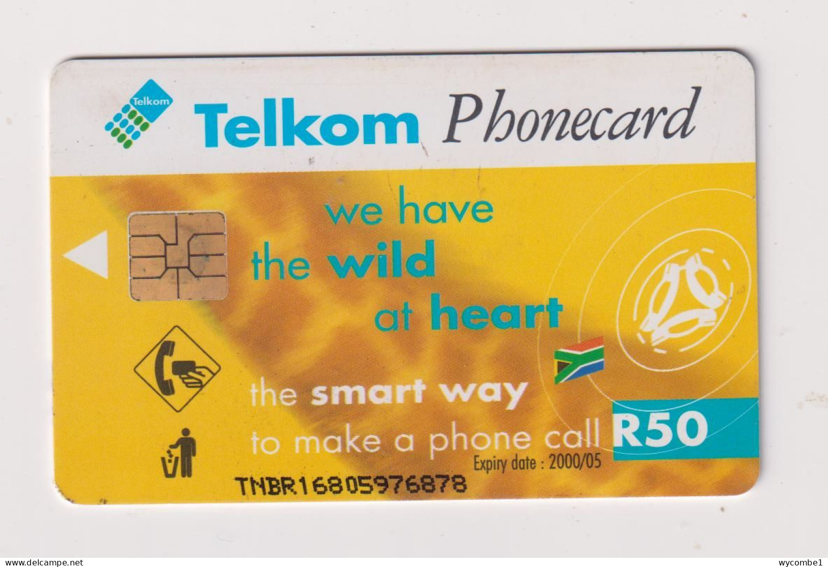 SOUTH  AFRICA - Giraffe Chip Phonecard - Südafrika
