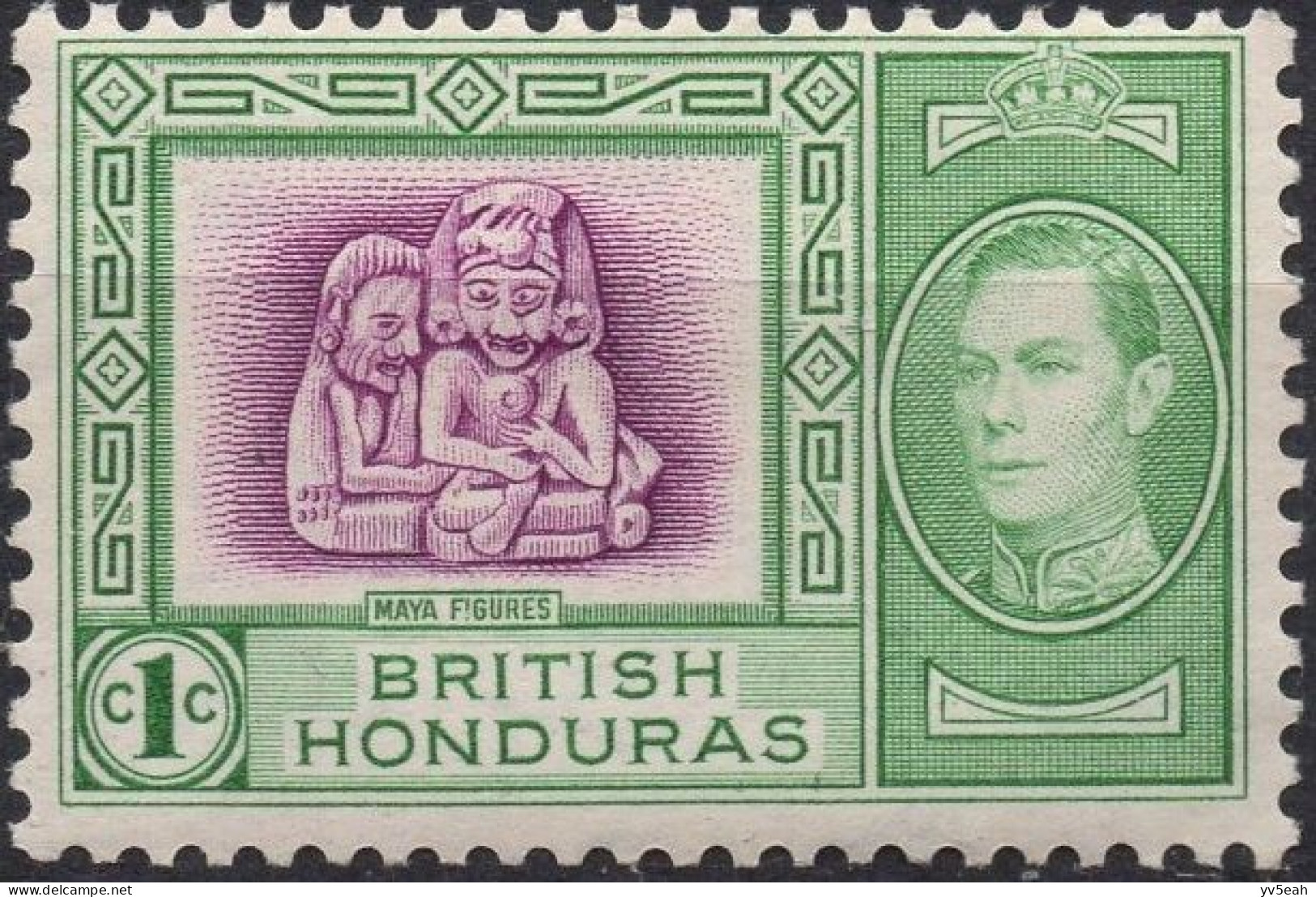 BRITISH HONDURAS/1938/MNG/SC#115/KING GEORGE VI / KGVI / 1p - Honduras Britannico (...-1970)