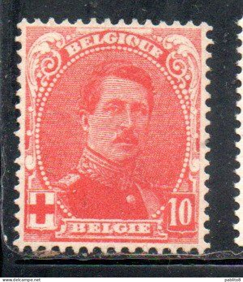 BELGIQUE BELGIE BELGIO BELGIUM 1915 KING ROI ALBERT I RED CROSS CROIX ROUGE 10c MH - 1914-1915 Rode Kruis