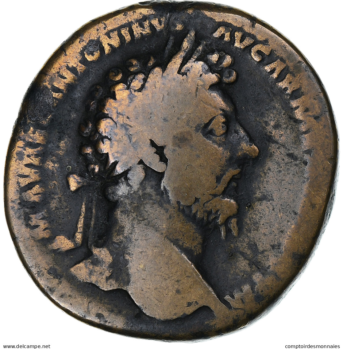 Marc Aurèle, Sesterce, 163-164, Rome, Bronze, TB, RIC:861 - Die Antoninische Dynastie (96 / 192)