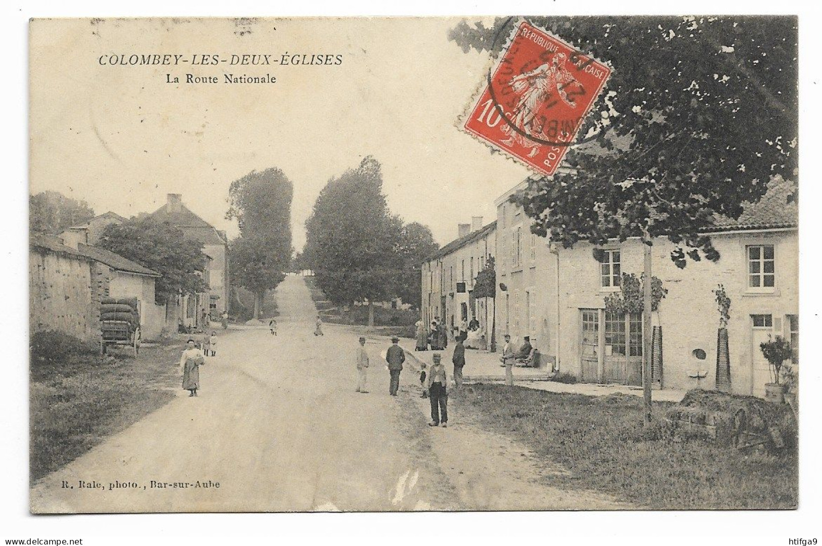 COLOMBEY Les 2 église 1912 HAUTE MARNE Maranville Châteauvillain Chaumont Joinville DE GAULLE Chalindrey Bar Sur Aube .. - Arc En Barrois