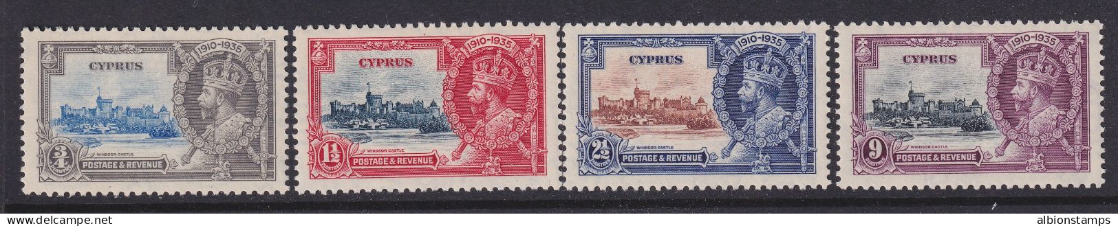 Cyprus, Scott 136-139 (SG 144-147), MLH - Chipre (...-1960)