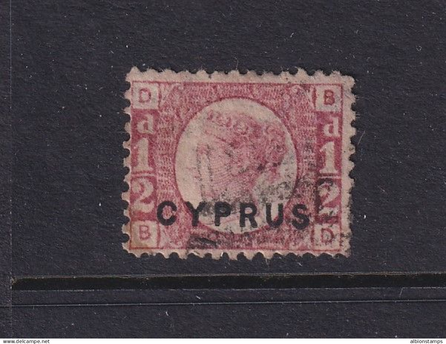 Cyprus, Scott 1 (SG 1), Used, Plate 15 - Chypre (...-1960)