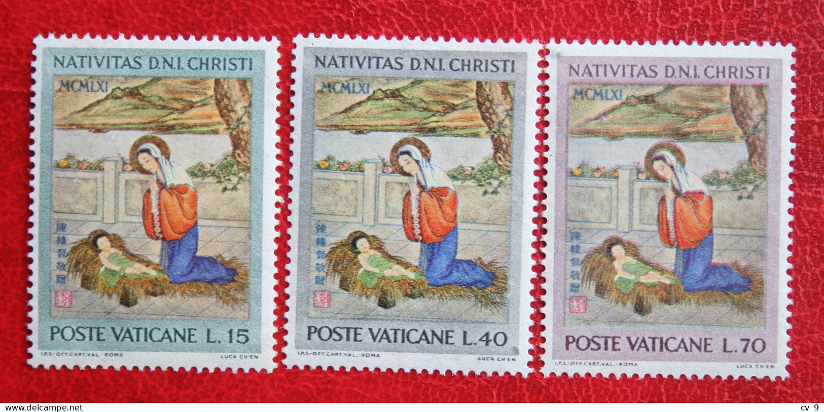 READ  Natale Weihnachten Xmas Noel Kerst 1961 Mi 388-390 Yv 341-343 POSTFRIS / MNH / ** VATICANO VATICAN VATICAAN - Ungebraucht