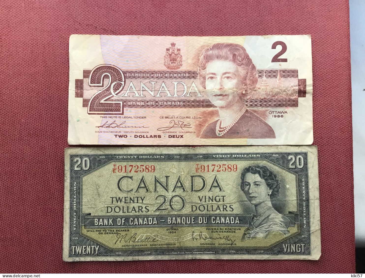 CANADA Lot De 2 Billets - Canada