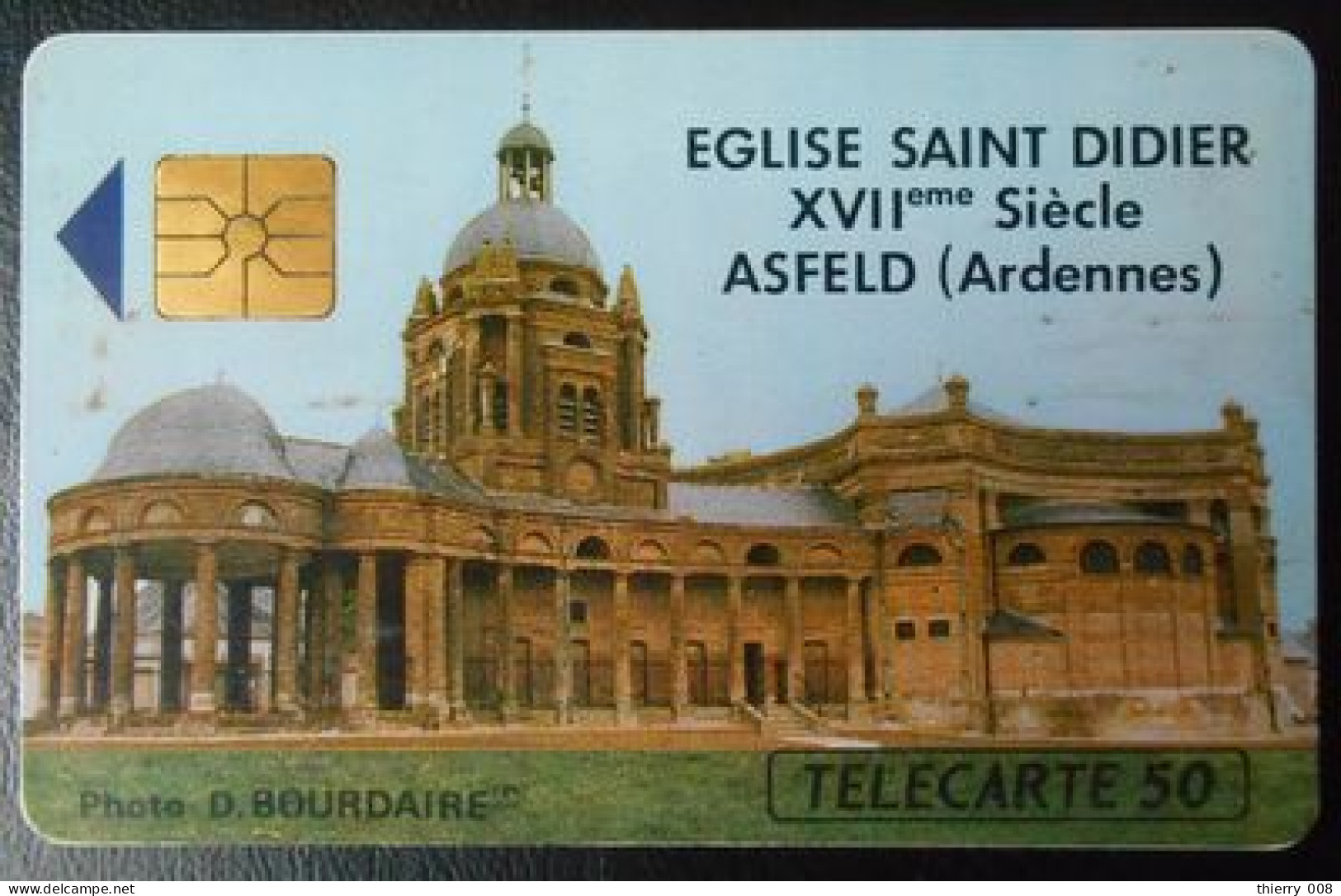 Télécarte Eglise Saint Didier Asfeld  Ardennes - Cultura