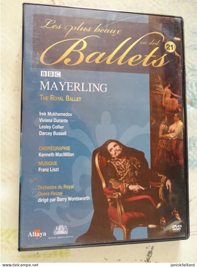 Dvd Les Plus Beaux Ballets  Mayerling - DVD Musicaux