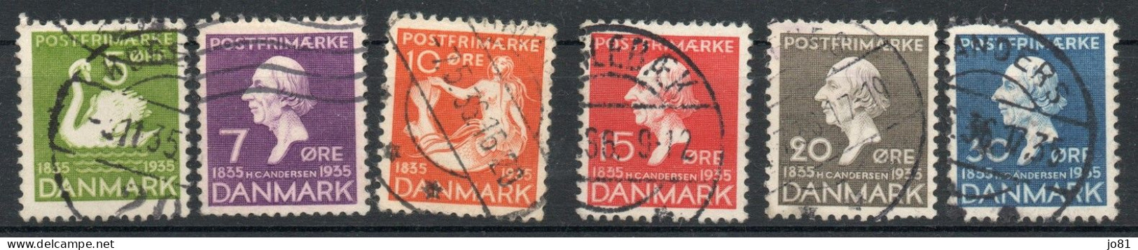 Danemark YT 229-234 Oblitéré - Gebraucht
