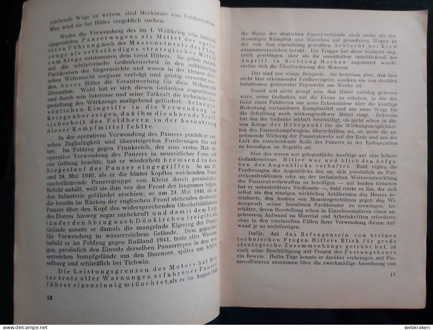 GERMANIA HITLER ALS FELDHERR Franz Halder Münchener Dom Verlag - War 1939-45