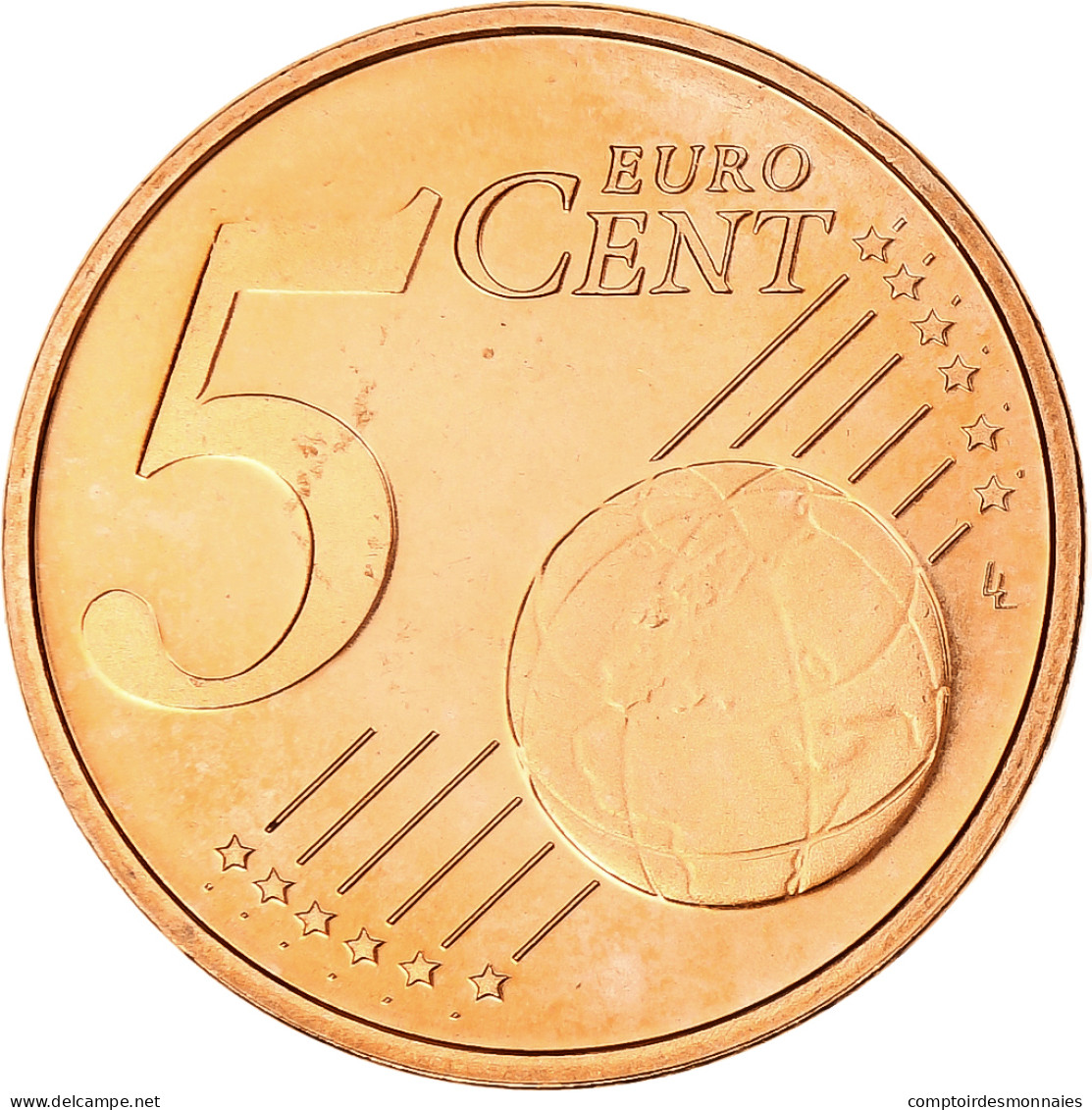 Pays-Bas, Beatrix, 5 Euro Cent, 2003, Utrecht, BU, SPL+, Cuivre Plaqué Acier - Nederland