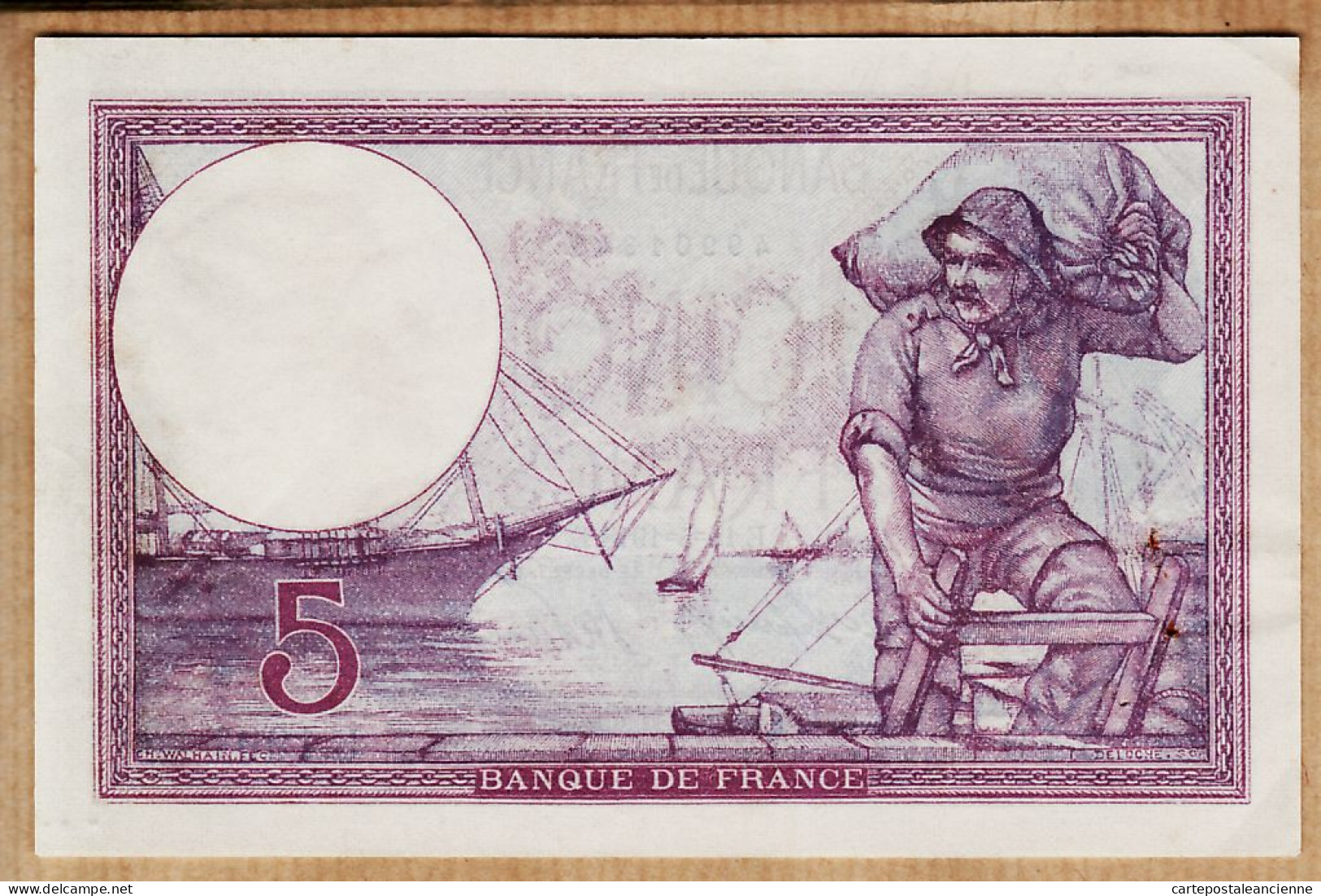 05984 / ⭐ ♥️ Etat SUP + - Billet CINQ 5 FRANCS Type VIOLET E 15=5=1918 - 15 Mai 1918 Alphabet B-1997 N°49901349 - 5 F 1917-1940 ''Violet''