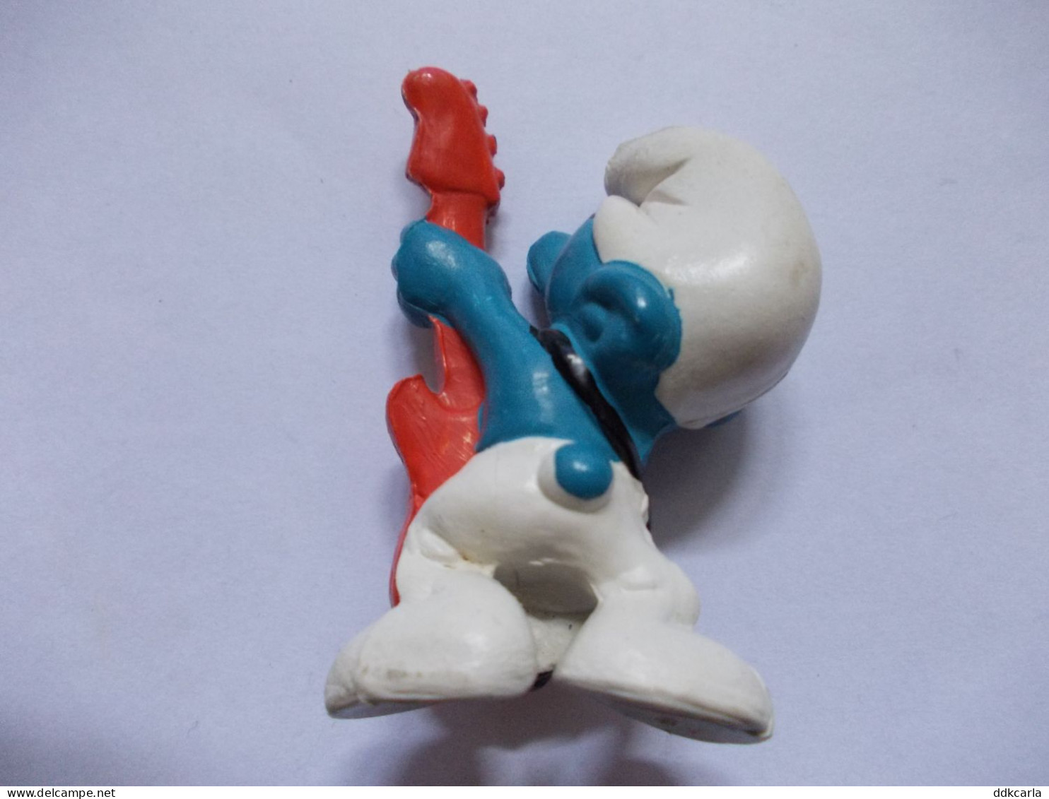 Figurine Schtroumpf / Smurf Met Gitaar - Schtroumpfs