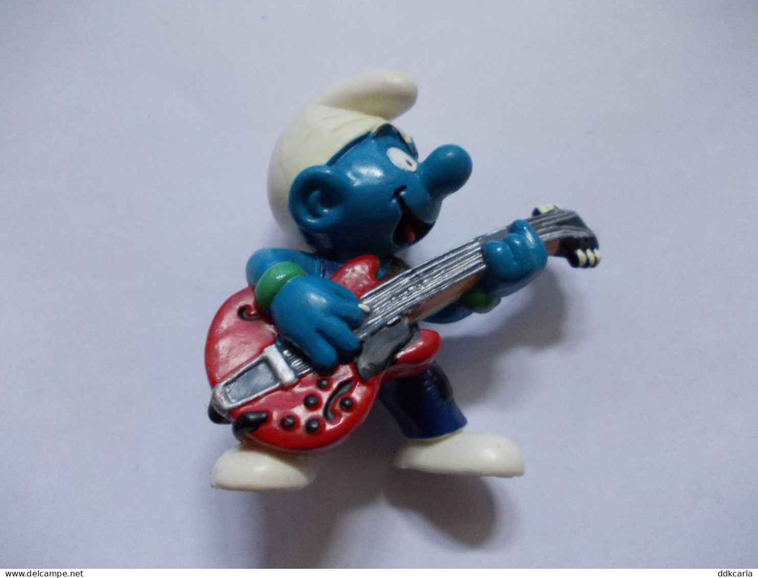 Figurine Schtroumpf / Smurf Met Gitaar - Schlümpfe