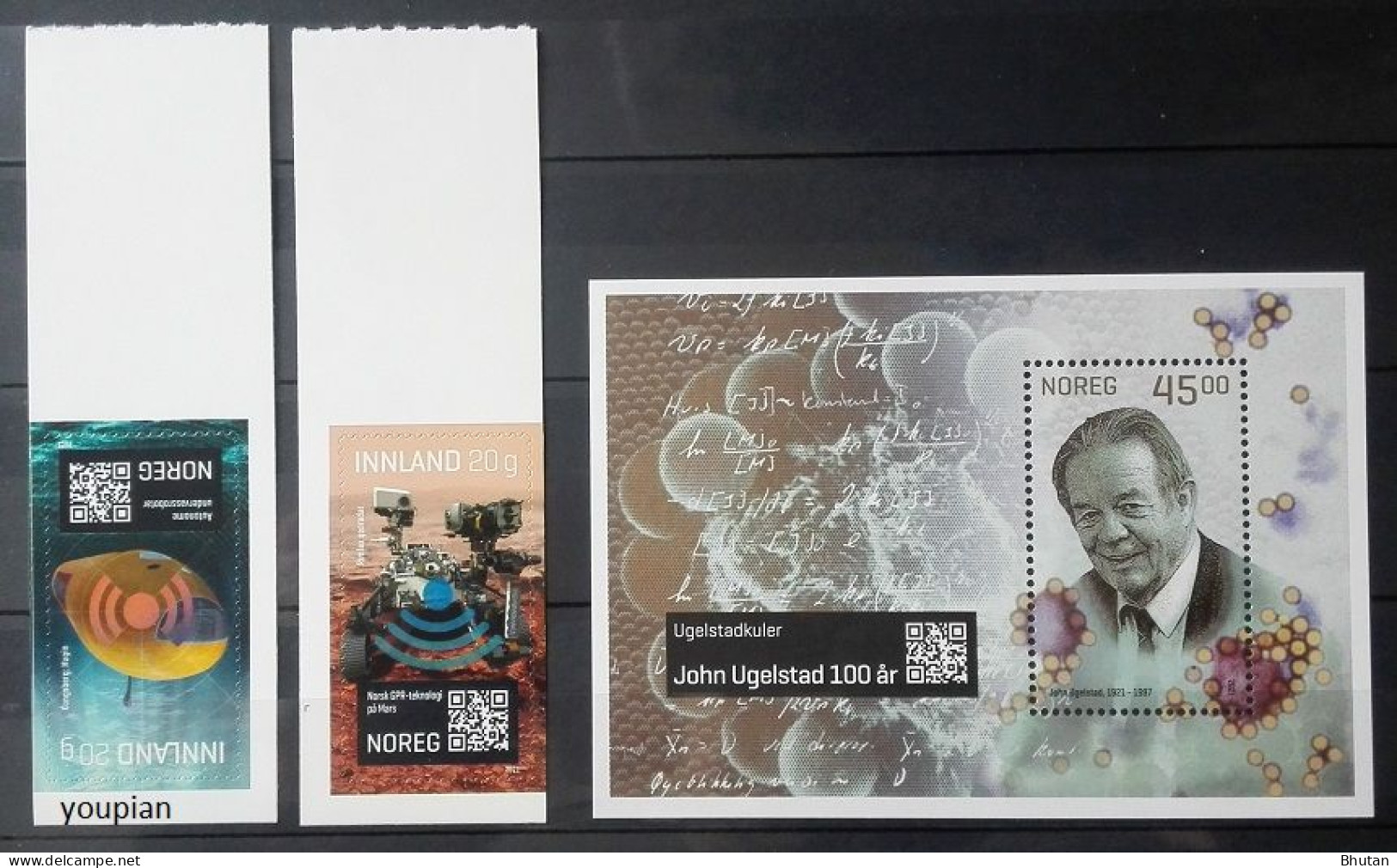 Norway 2021, Science And Research - Centenary Of John Ugelstad, MNH S/S And Stamps Set - Neufs