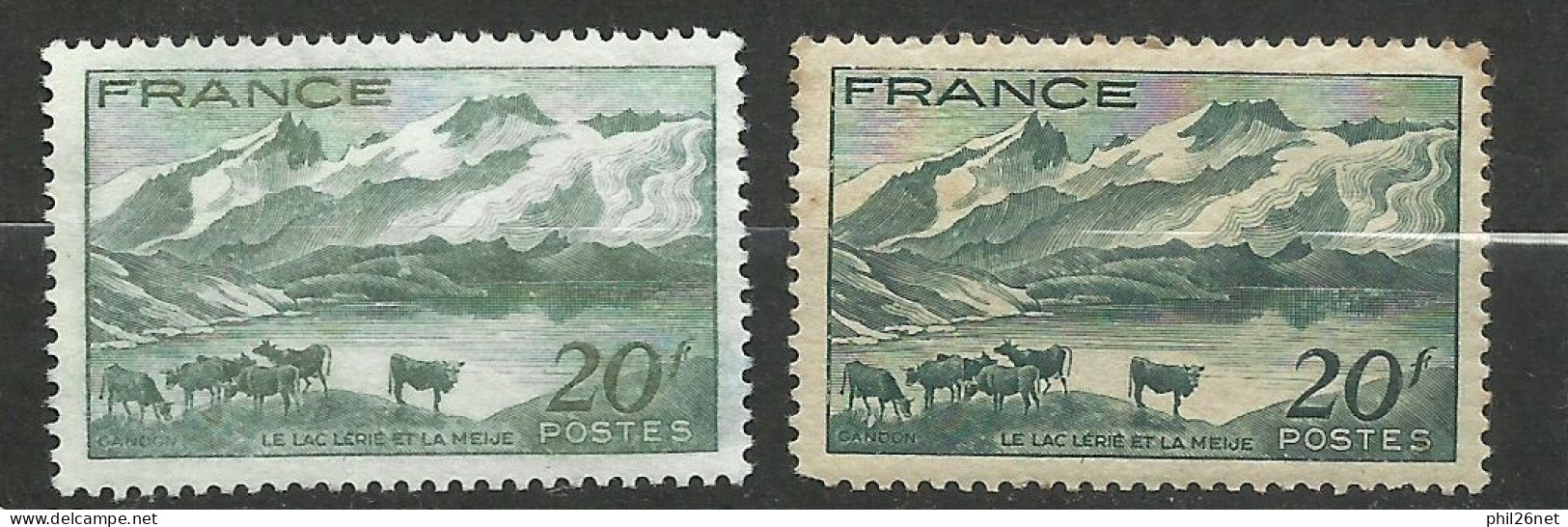 France  N° 582  Dauphiné Vert Noir Neuf ( * )  B/TB  Le Timbre Type Sur Les Scans Pour Comparer  Soldé ! ! ! - Unused Stamps