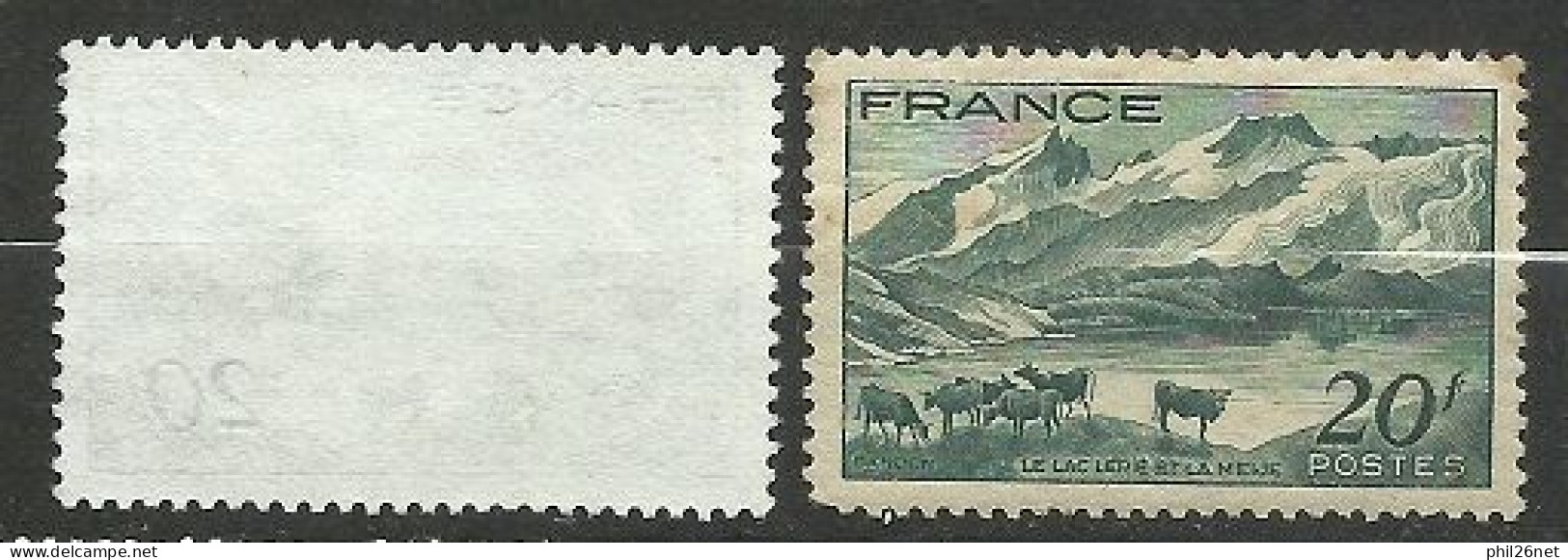 France  N° 582  Dauphiné Vert Noir Neuf ( * )  B/TB  Le Timbre Type Sur Les Scans Pour Comparer  Soldé ! ! ! - Nuovi