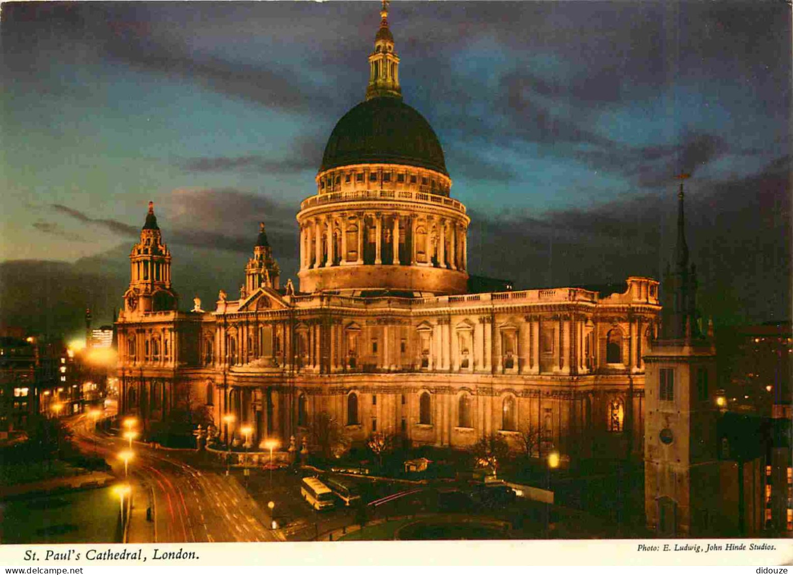 Angleterre - London - St Paul's Cathedral - Cathédrale - By Night - London - England - Royaume Uni - UK - United Kingdom - St. Paul's Cathedral