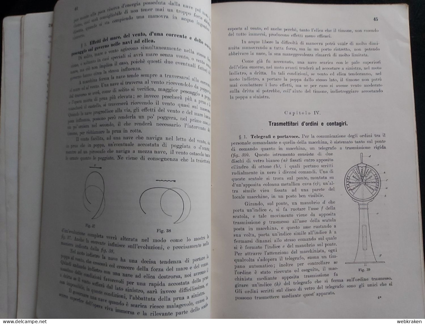 REGIA MARINA MERCANTILE MILITARE LIBRO MANOVRA NAVALE TRIESTE 1922 DEQUAL - Oorlog 1939-45