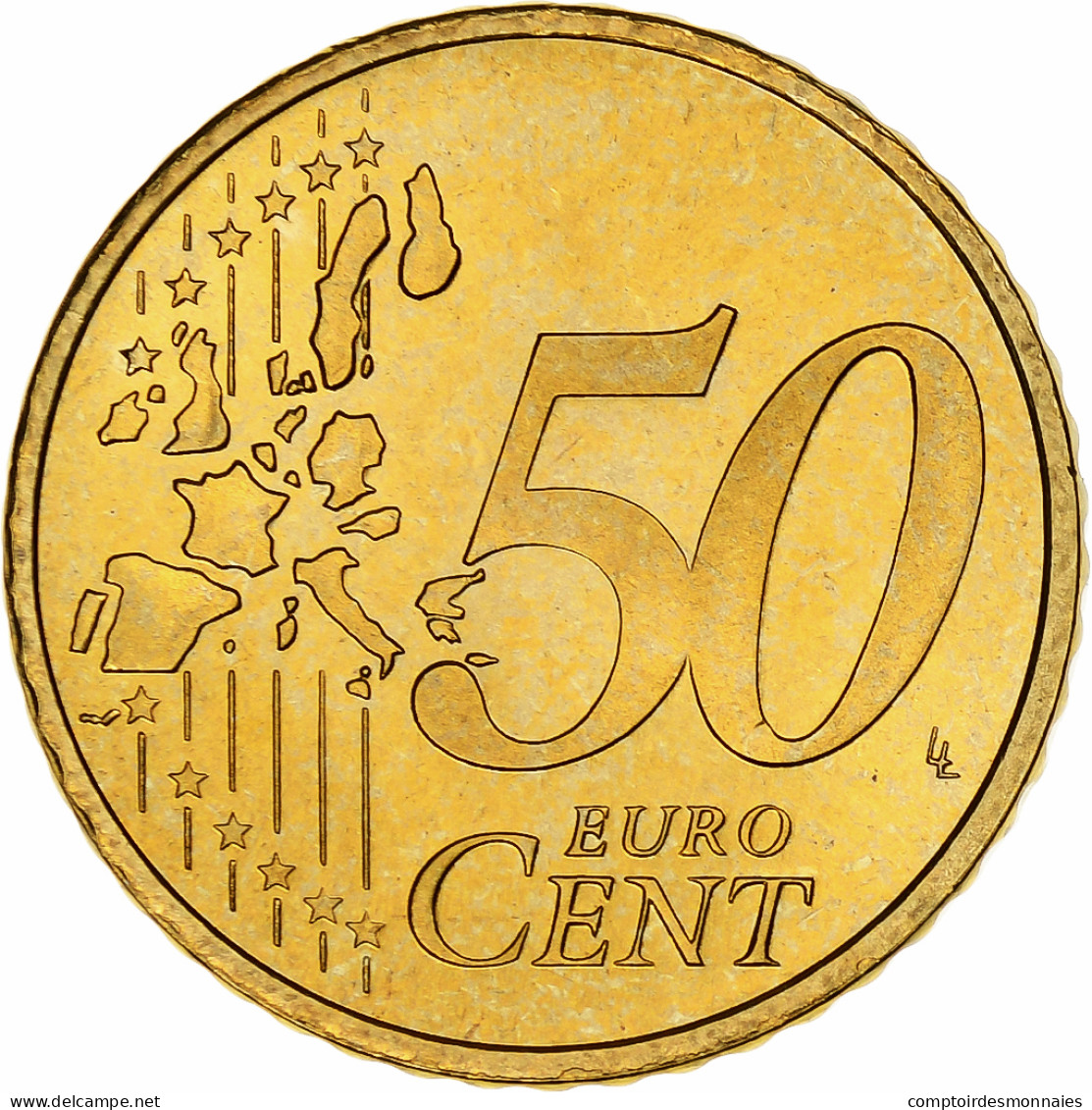 Pays-Bas, Beatrix, 50 Euro Cent, 2003, Utrecht, BU, SPL+, Or Nordique, KM:239 - Niederlande